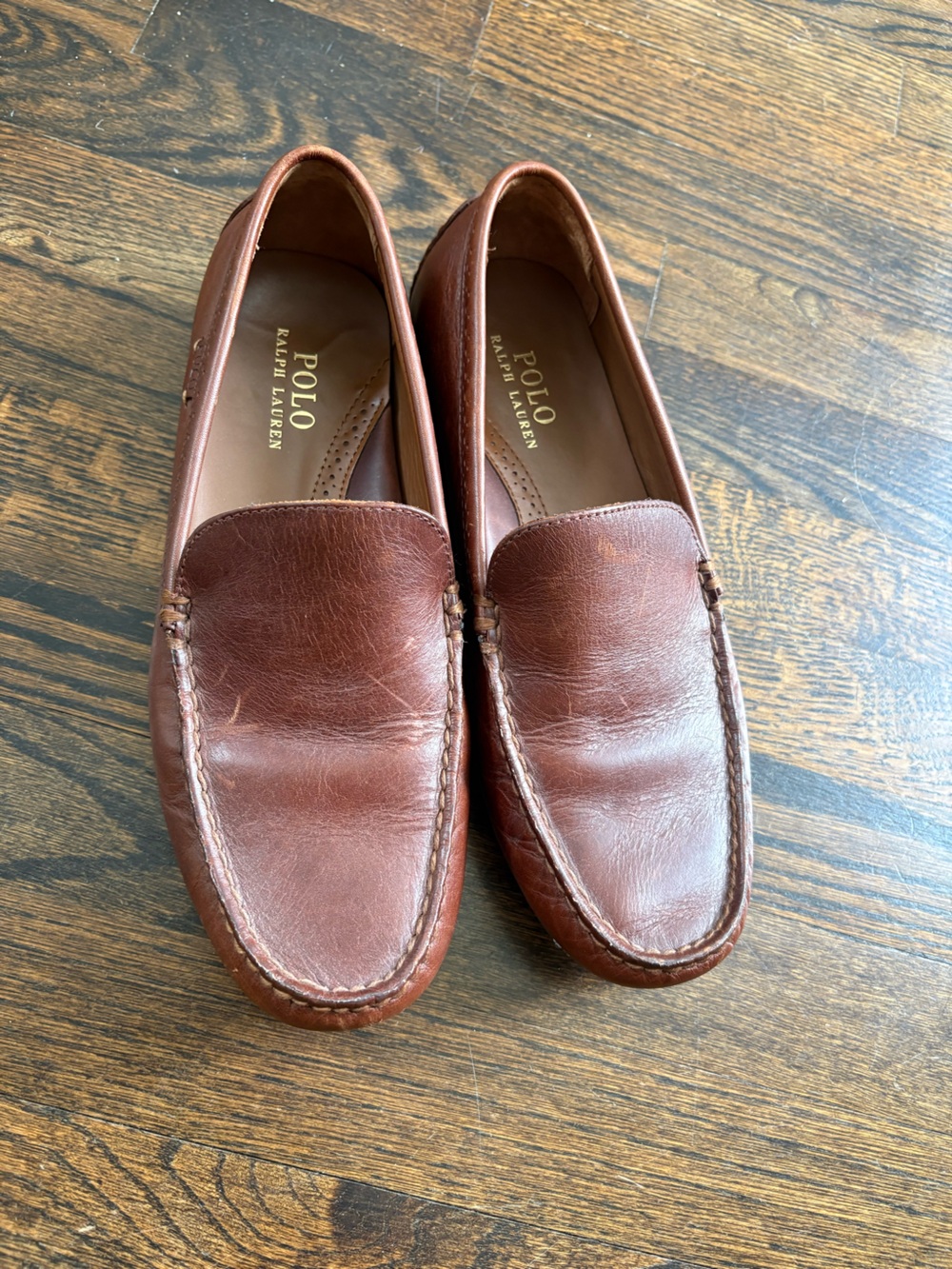Polo by Ralph Lauren Men’s Brown Leather Loafers